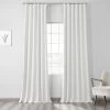 Starlight Off White Thermal Cross Linen Weave Blackout Curtain
