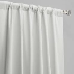Starlight Off White Thermal Cross Linen Weave Blackout Curtain -Chic Curtains Shop FLCW CBO191 58707 2