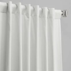 Starlight Off White Thermal Cross Linen Weave Blackout Curtain -Chic Curtains Shop FLCW CBO191 58707 3