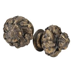 Crown Finial -Chic Curtains Shop HDW CROWN FINIAL 15579 2