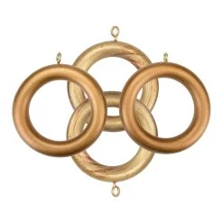 Royal Fancy Historical Gold Prepacked Wooden Rod Set 7 Royal Fancy Historical Gold Prepacked Wooden Rod Set -Chic Curtains Shop HDW HG 2031 12 PREPACK 15586 2