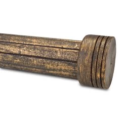 End Caps (Sold As Pair) -Chic Curtains Shop HDW WOOD ENDCAPS 15598