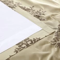 Ellaria Silver & Ivory Faux Silk Jacquard Curtain -Chic Curtains Shop JQCH 20160733 36749 5