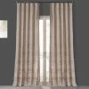Sequoia Sand Beige Faux Silk Jacquard Curtain -Chic Curtains Shop JQCH RA197605 74891 1