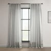 Light Greige Euro Linen Curtain 2 Light Greige Euro Linen Curtain -Chic Curtains Shop LNCH EGB8041036 front view