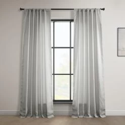 Light Greige Euro Linen Curtain
