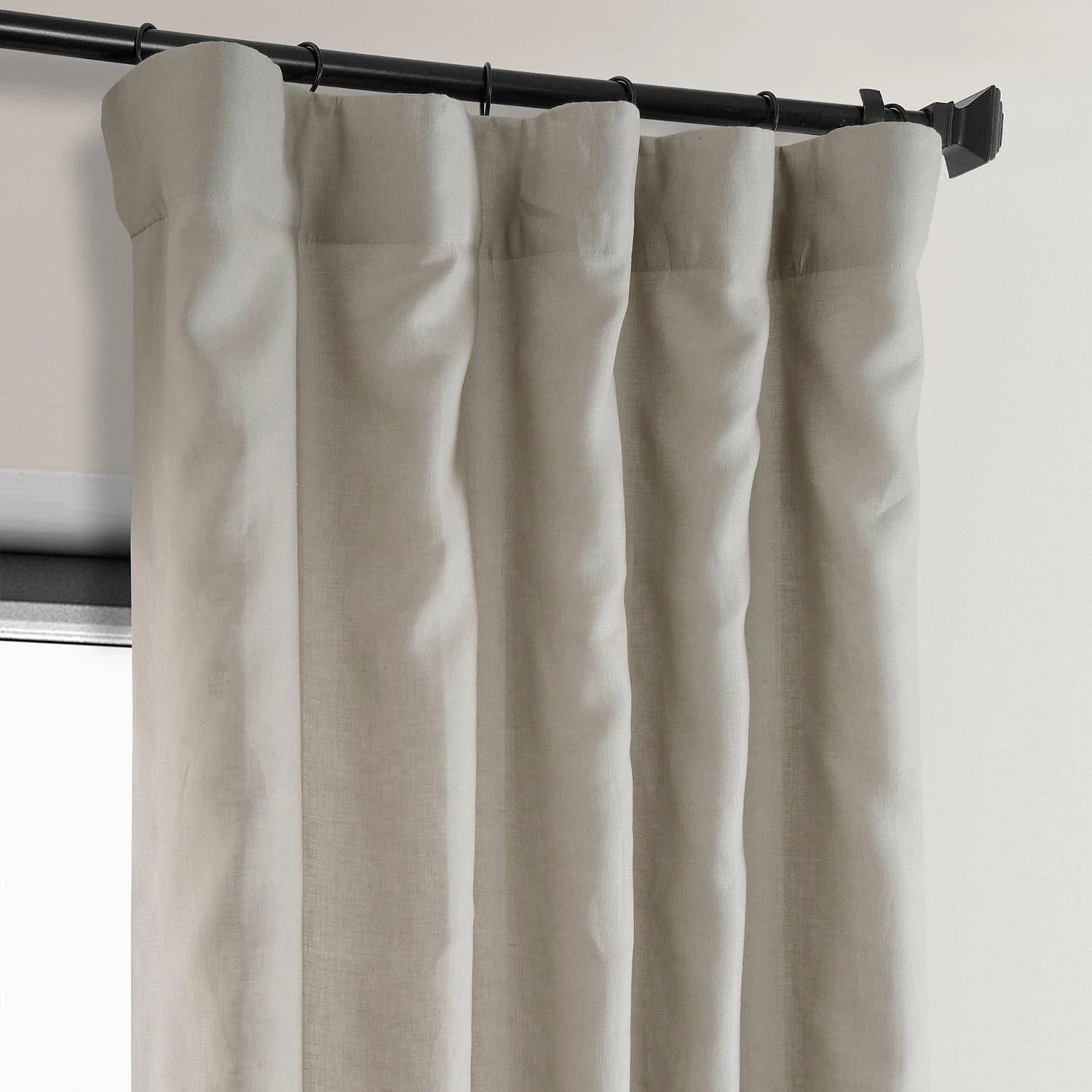 Light Birch Euro Linen Curtain 4 Light Birch Euro Linen Curtain - Image 2