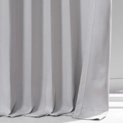 Colonial Off White Monochromatic Faux Linen Room Darkening Curtain Pair (2 Panels) -Chic Curtains Shop LNMC 2055 69570 5