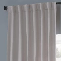 Navajo Cream Monochromatic Faux Linen Room Darkening Curtain Pair (2 Panels) -Chic Curtains Shop LNMC 2056 69571 4