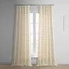 Nikos Loom Woven Cotton Sheer Curtain -Chic Curtains Shop LWCC 2208603 front view