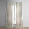 Leon Loom Woven Cotton Sheer Curtain 1 Leon Loom Woven Cotton Sheer Curtain -Chic Curtains Shop LWCC 2208605 front view