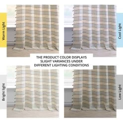 Andros Loom Woven Cotton Sheer Curtain -Chic Curtains Shop LWCC 2208607 angled front view