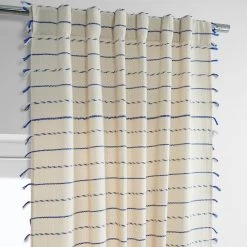 Andros Loom Woven Cotton Sheer Curtain -Chic Curtains Shop LWCC 2208607 back tab header
