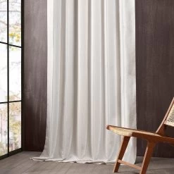 Sweet Cream Vintage Dupioni Faux Silk Hotel Blackout Curtain -Chic Curtains Shop PDCH SBO2 68905 1