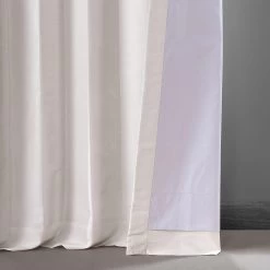 Sweet Cream Vintage Dupioni Faux Silk Hotel Blackout Curtain -Chic Curtains Shop PDCH SBO2 68905 5