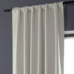 Warm White Performance Linen Hotel Blackout Curtain -Chic Curtains Shop PLBO 23106 pole pocket header