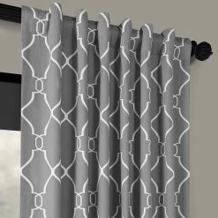 Aiden Grey Printed Cotton Curtain 10 Aiden Grey Printed Cotton Curtain -Chic Curtains Shop PRCT D05 26603 4