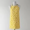 Martinique Yellow Printed Cotton Apron -Chic Curtains Shop PRCT D07A AP 86363