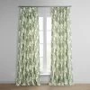 Kupala Eternal Green French Pleat Printed Cotton Curtain 1 Kupala Eternal Green French Pleat Printed Cotton Curtain -Chic Curtains Shop PRCT D212A FP 97736