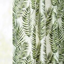 Kupala Eternal Green French Pleat Printed Cotton Curtain 12 Kupala Eternal Green French Pleat Printed Cotton Curtain -Chic Curtains Shop PRCT D212A FP 97736 3
