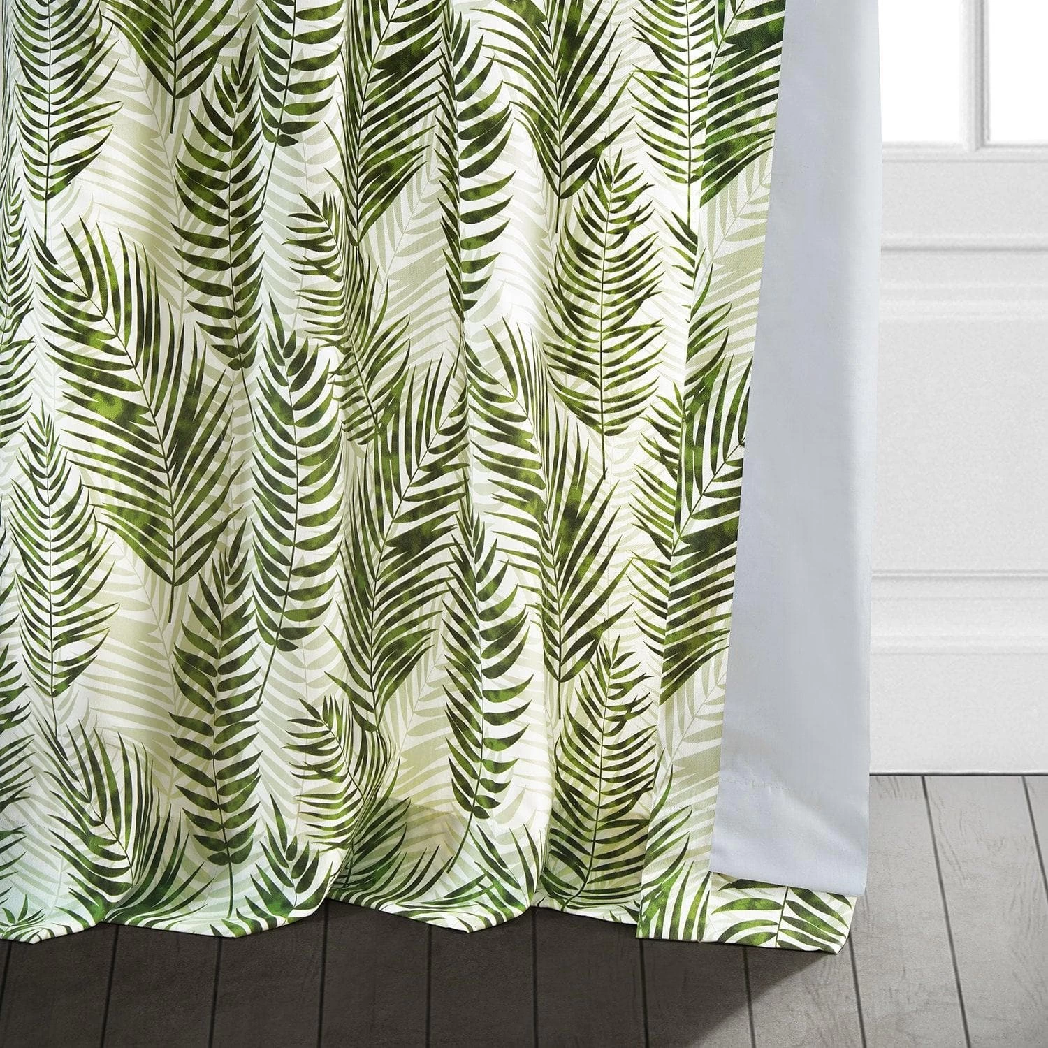 Kupala Eternal Green Printed Cotton Curtain 7 Kupala Eternal Green Printed Cotton Curtain - Image 5