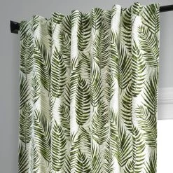 Kupala Eternal Green Printed Cotton Curtain 10 Kupala Eternal Green Printed Cotton Curtain -Chic Curtains Shop PRCT D212A 83507 4
