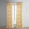 Kupala Eternal Gold French Pleat Printed Cotton Curtain
