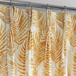 Kupala Eternal Gold French Pleat Printed Cotton Curtain -Chic Curtains Shop PRCT D212B FP 97737 2