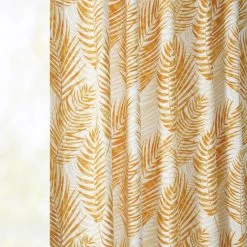 Kupala Eternal Gold French Pleat Printed Cotton Curtain -Chic Curtains Shop PRCT D212B FP 97737 3