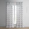 Sago Nut Brown French Pleat Printed Cotton Curtain -Chic Curtains Shop PRCT D214B FP 97742