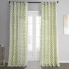 Garden Path Moss Green Printed Cotton Curtain -Chic Curtains Shop PRCT D215B 83519 1