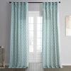 Honeycomb Ripple Aqua Printed Cotton Curtain 2 Honeycomb Ripple Aqua Printed Cotton Curtain -Chic Curtains Shop PRCT D218 83523 1