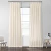 Fresh Popcorn French Pleat Solid Cotton Curtain 1 Fresh Popcorn French Pleat Solid Cotton Curtain -Chic Curtains Shop PRCT S01B FP 53725