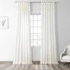 Fresh Popcorn Tie-Top Solid Cotton Curtain -Chic Curtains Shop PRCT S01B TT 39805