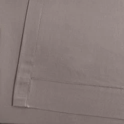 Millstone Grey Grommet Solid Cotton Curtain 9 Millstone Grey Grommet Solid Cotton Curtain -Chic Curtains Shop PRCT S04B GR 39787 4
