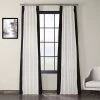 Fresh Popcorn & Black French Pleat Vertical Printed Cotton Curtain 1 Fresh Popcorn & Black French Pleat Vertical Printed Cotton Curtain -Chic Curtains Shop PRCT VC1716 FP 53703