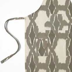 Sorong Beige Printed Cotton Apron -Chic Curtains Shop PRTW D22 AP 86375 4