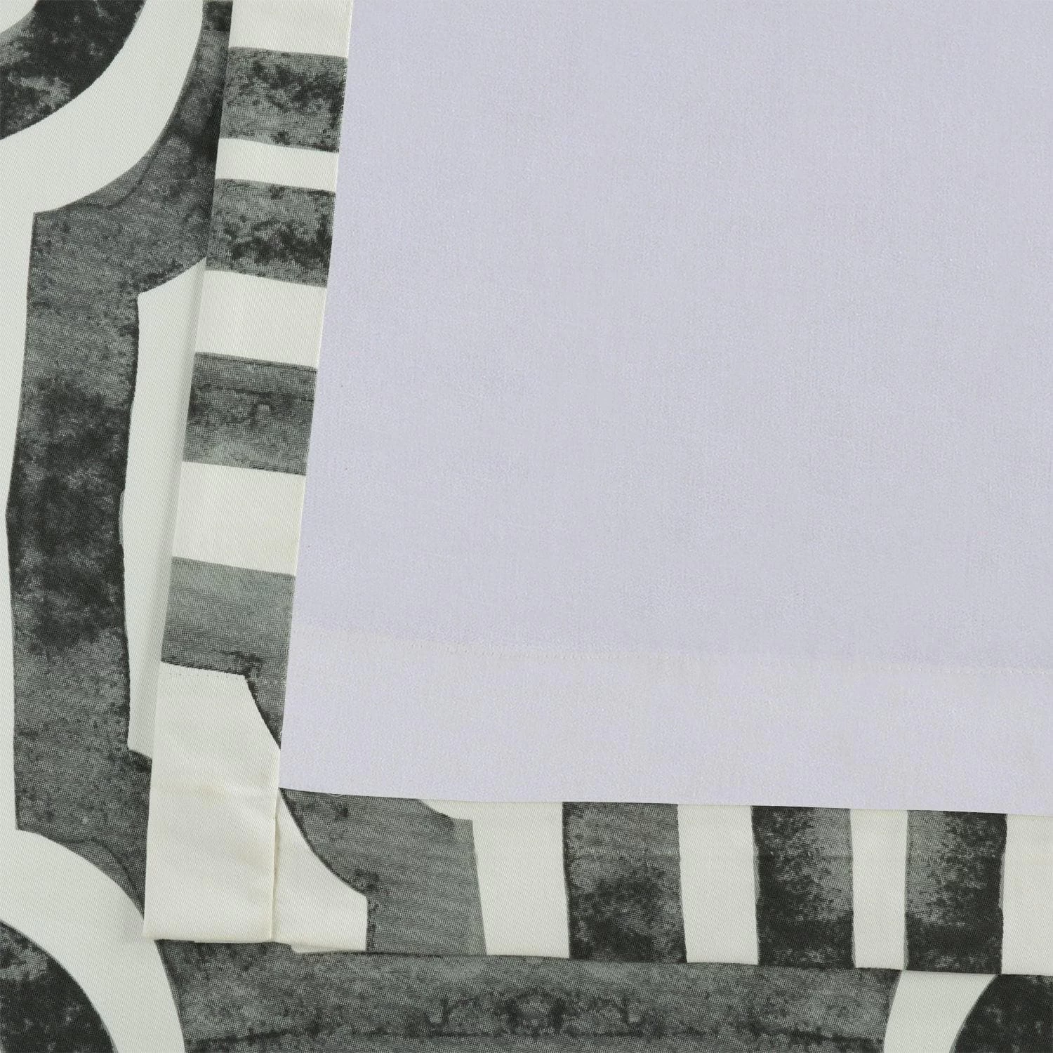 Mecca Steel Printed Cotton Curtain 7 Mecca Steel Printed Cotton Curtain - Image 5