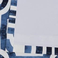 Mecca Blue Printed Cotton Curtain 12 Mecca Blue Printed Cotton Curtain -Chic Curtains Shop PRTW D23B 25662 5