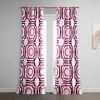 Mecca Pink Printed Cotton Curtain 1 Mecca Pink Printed Cotton Curtain -Chic Curtains Shop PRTW D23D 94699