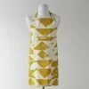 Triad Gold Printed Cotton Apron -Chic Curtains Shop PRTW D35 AP 86381