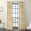Triad Gold Grommet Printed Cotton Curtain -Chic Curtains Shop PRTW D35 GR 53712