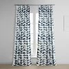 Triad Indigo French Pleat Printed Cotton Curtain 1 Triad Indigo French Pleat Printed Cotton Curtain -Chic Curtains Shop PRTW D35C FP 98524
