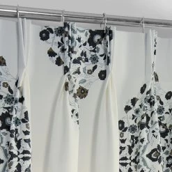 Kerala Cocoa French Pleat Printed Cotton Curtain 10 Kerala Cocoa French Pleat Printed Cotton Curtain -Chic Curtains Shop PRTW D41B FP 98533 2