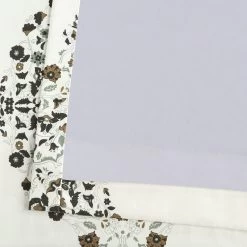 Kerala Cocoa Printed Cotton Curtain 12 Kerala Cocoa Printed Cotton Curtain -Chic Curtains Shop PRTW D41B 40331 5