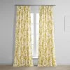 Lacuna Sun French Pleat Printed Cotton Curtain -Chic Curtains Shop PRTW D46A FP 98534
