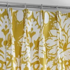 Lacuna Sun French Pleat Printed Cotton Curtain -Chic Curtains Shop PRTW D46A FP 98534 2