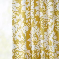 Lacuna Sun French Pleat Printed Cotton Curtain -Chic Curtains Shop PRTW D46A FP 98534 3