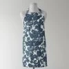 Fleur Blue Printed Cotton Apron -Chic Curtains Shop PRTW D48 AP 86890