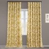 Fleur Gold Printed Cotton Curtain 2 Fleur Gold Printed Cotton Curtain -Chic Curtains Shop PRTW D48B 54753 1